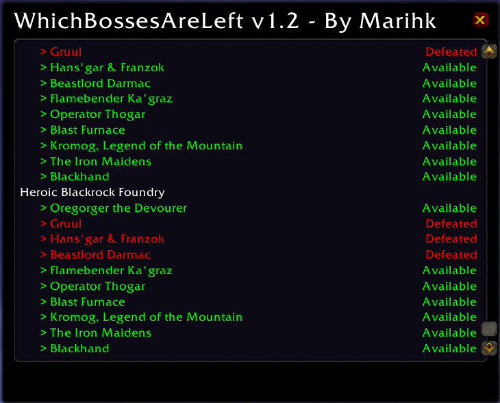 <p>The bottom of the list.</p>