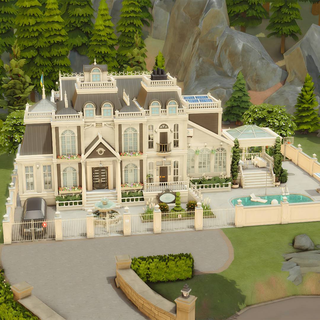 Glimmerbrook Mansion Gallery The Sims 4 Rooms Lots CurseForge