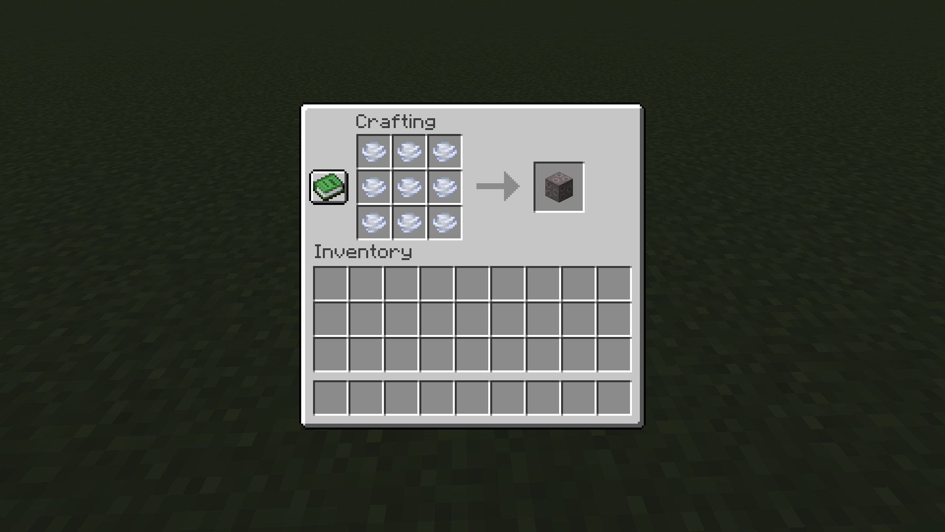 Thumbnail Nine wind charges can be used to craft the compressed wind block!