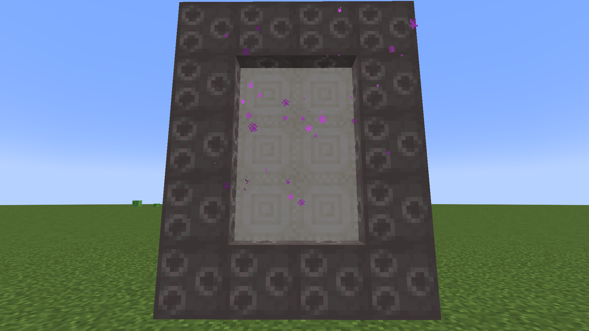 Thumbnail The Sky Portal can be accessed by right-clicking a portal of compressed blocks with the Key of The Sky!