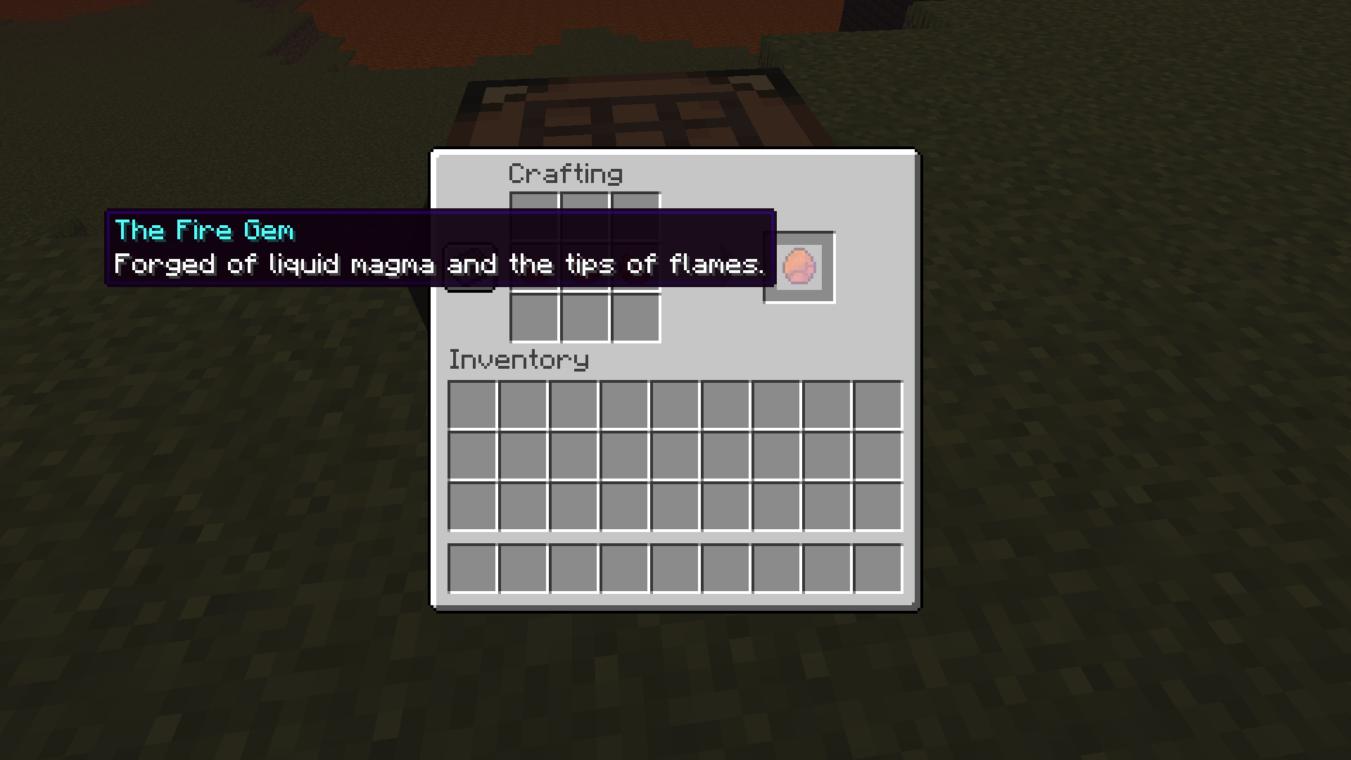 Thumbnail Once you have collected three of these shards, you can craft them to forge The Fire Gem!