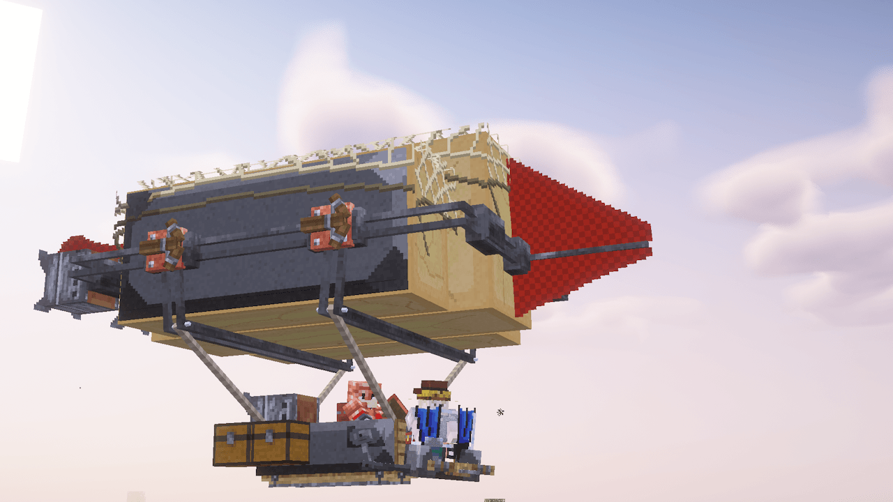 Two bold adventurers search the skies in hopes to find a safe place to call their home.