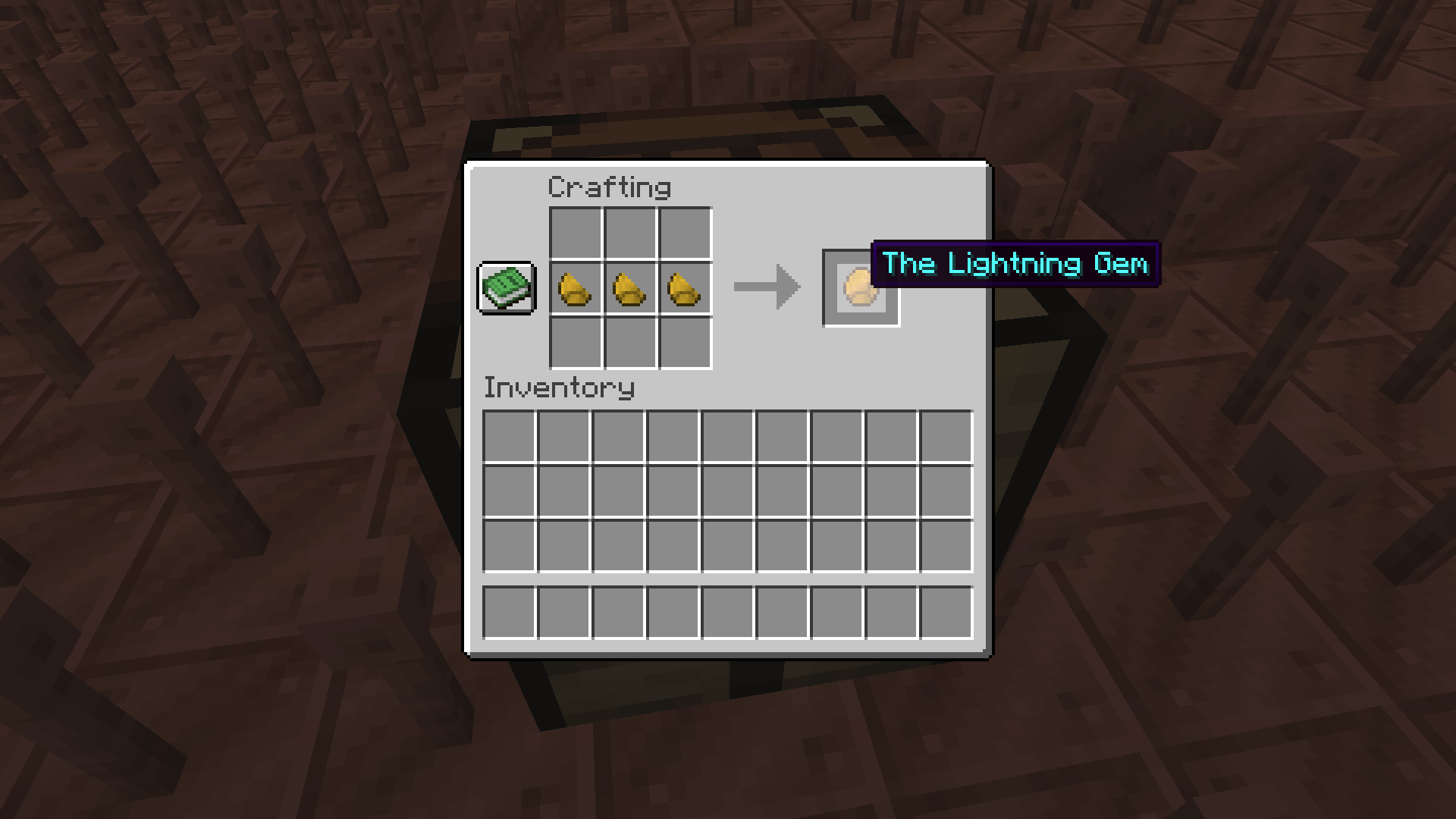 Thumbnail Once you have collected three of these shards, you can craft them to forge The Lightning Gem!