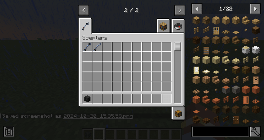 Scepter Creative Tab