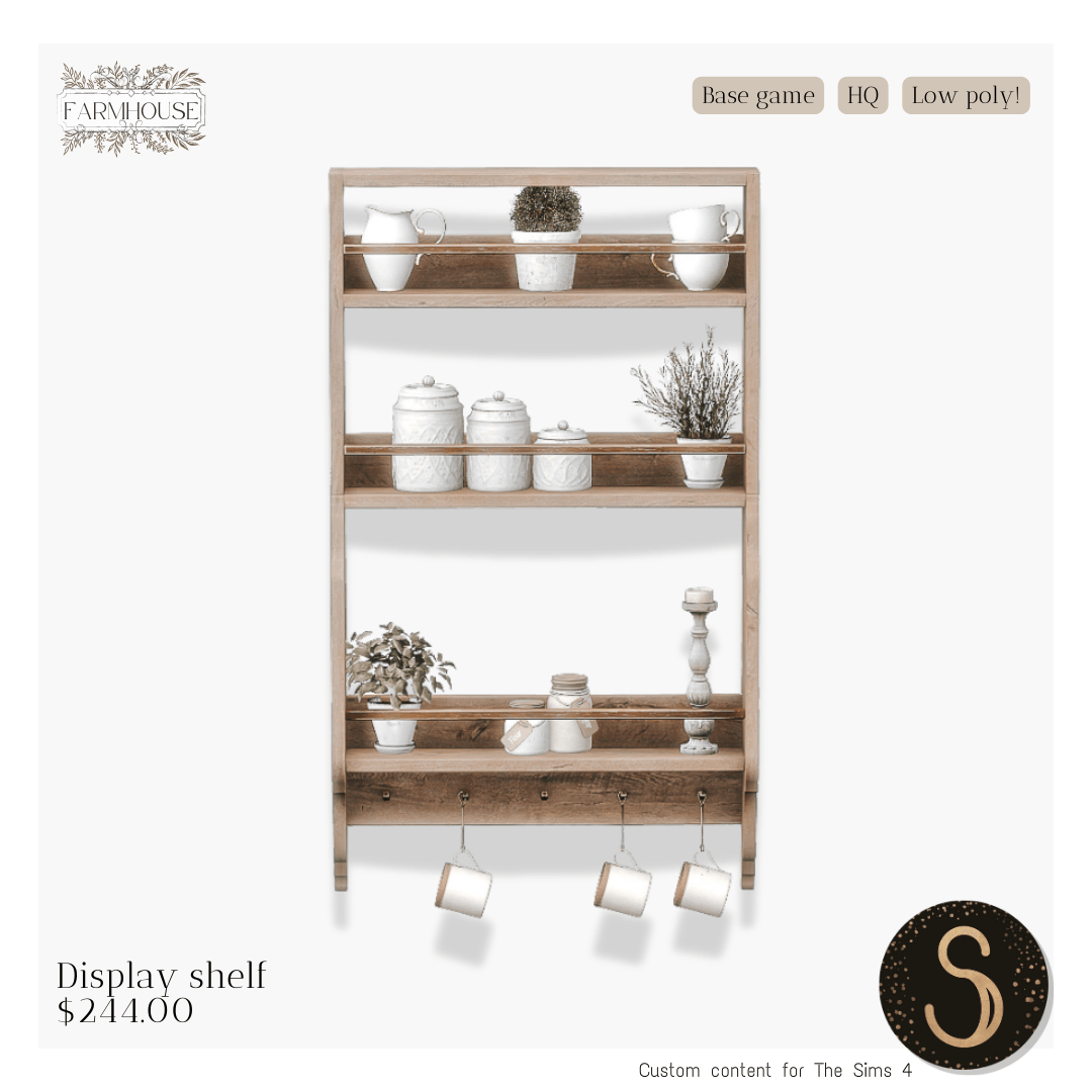 Farmhouse 2024 - Display shelf