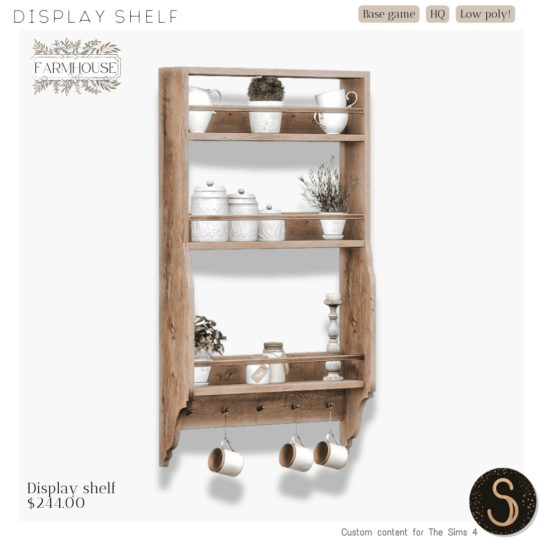 Farmhouse 2024 - Display shelf