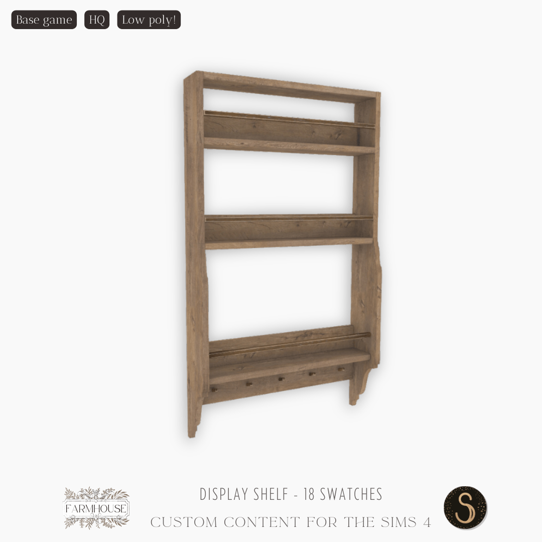 Farmhouse 2024 - Display shelf