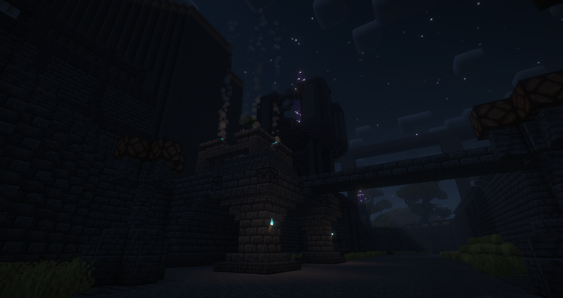Deepslate castle
