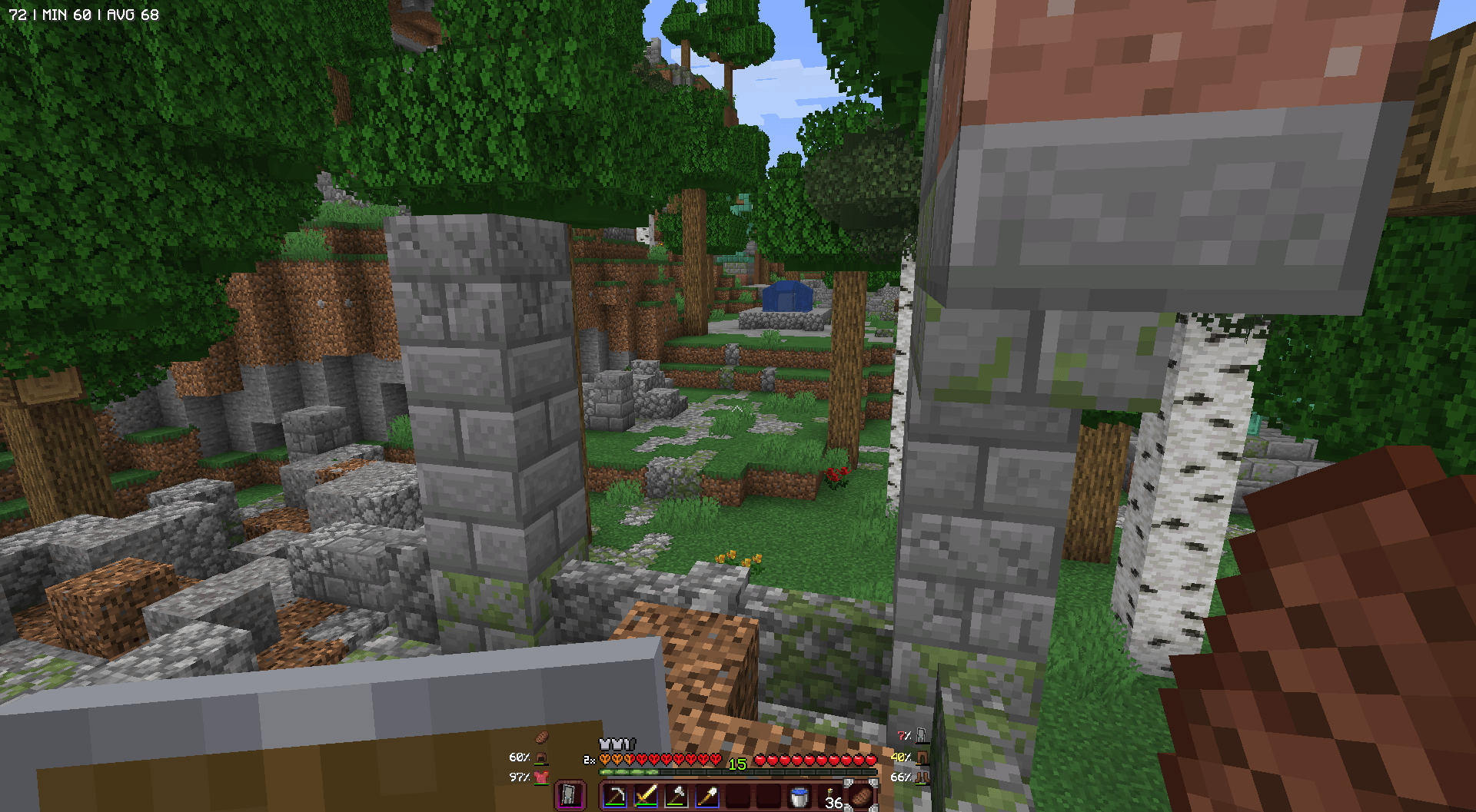 Thumbnail That's the new ruins with suspiscious gravel or sand depends where it's located but those are big enough and not that common so balanced I'd say.