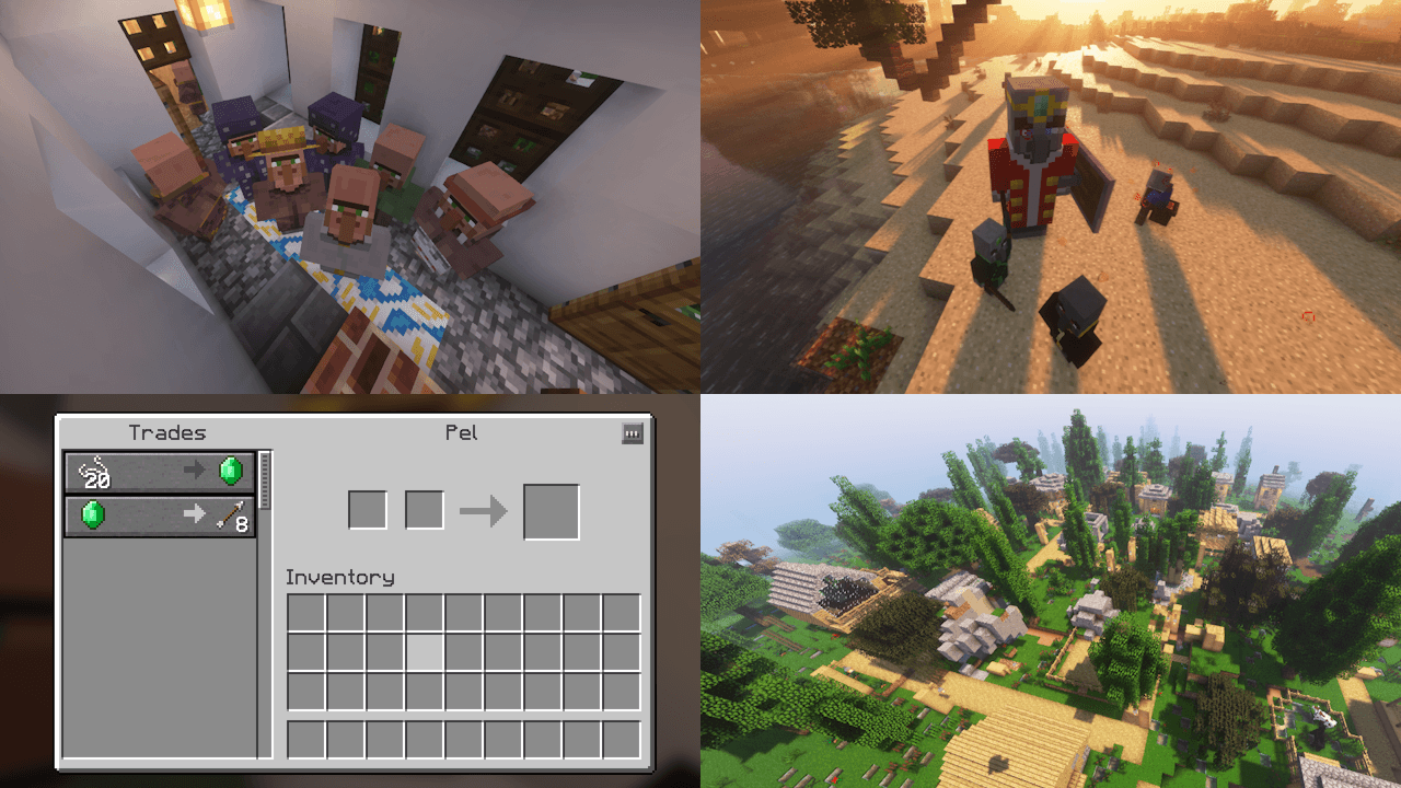 Thumbnail 1.14 villagers, villages and illagers in 1.12.2.