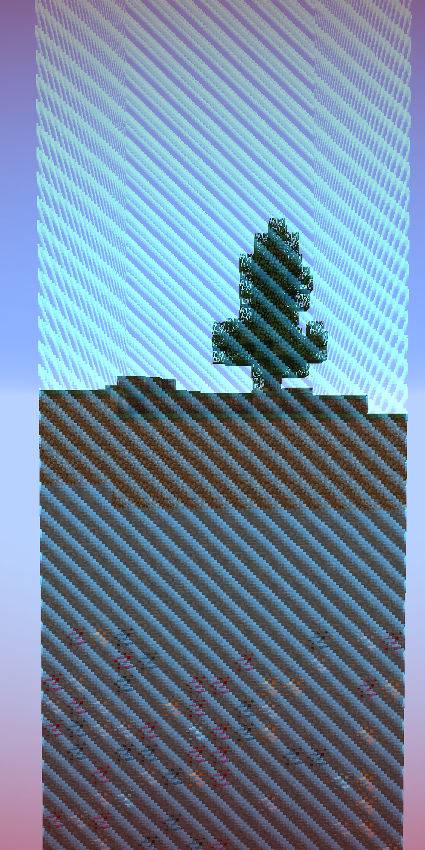 The custom island the player spawns in.