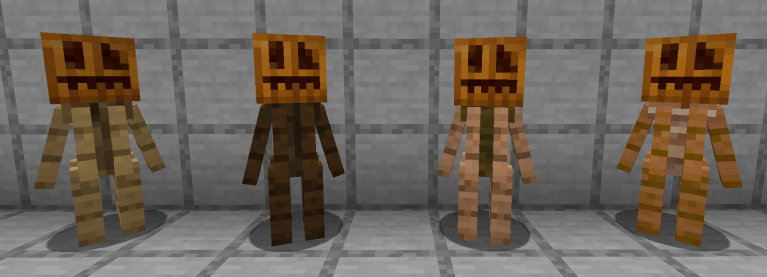 Wood Golems (Oak, Dark Oak, Jungle, Palm)