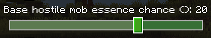 Life Essence mob drop settings
