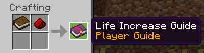 Life Increase Guide recipe