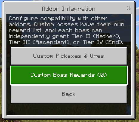 Life Increase custom boss list