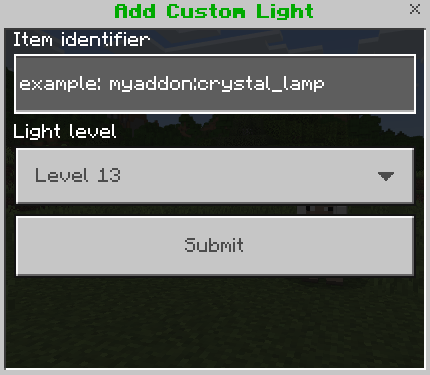 System Dynamic Lights custom source example