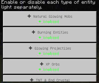 System Dynamic Light — Minecraft Bedrock addon, screenshot 4