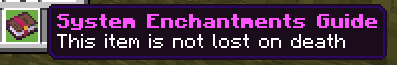 System Enchantments in-game guide
