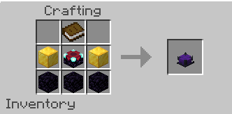 Mysterious Enchantment Table crafting recipe