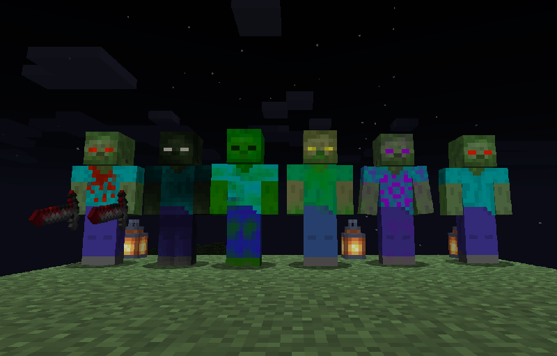 Zombie types