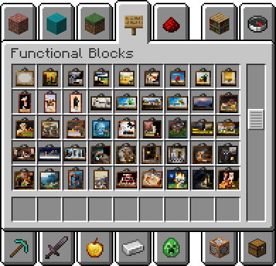 Creative inventory