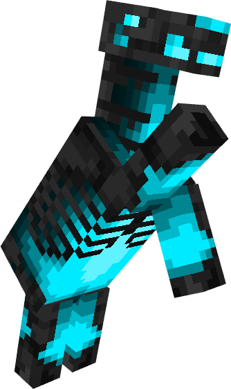 A withered skeleton horse