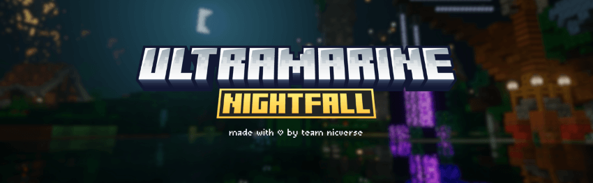 Ultramarine Nightfall - Minecraft Bedrock Texture Packs - CurseForge