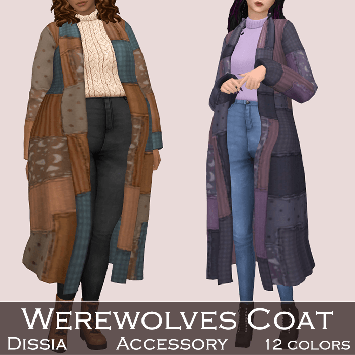 Werewolves Accessory Coat - The Sims 4 Create a Sim - CurseForge