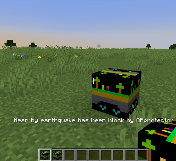 OPprotector block an earthquake
