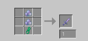 Neon sword crafting example