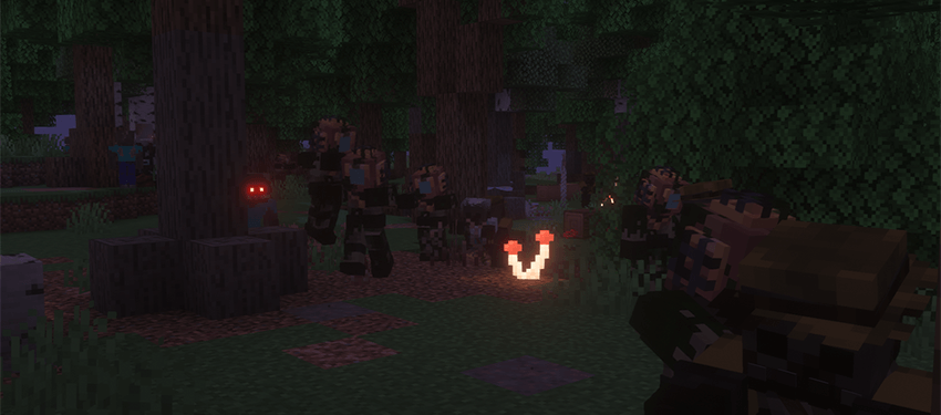 Partying at night
