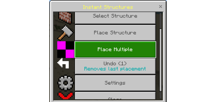 Instant Structures v7 - Minecraft Bedrock Addons - CurseForge