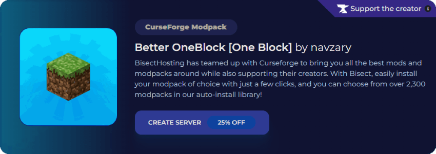 Better OneBlock [One Block] - Minecraft Modpacks - CurseForge