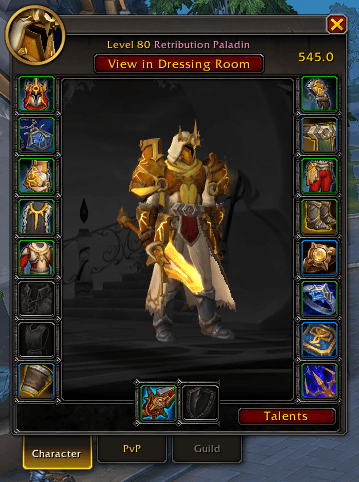 Inspect frame with ilvl shown in the top right corner