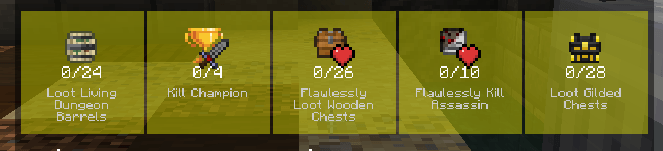 sorted bingo - selected row