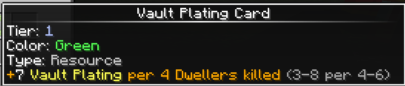 resource card roll range