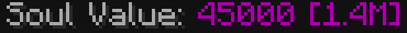 soul value - short
