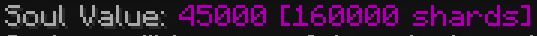 soul value - shards