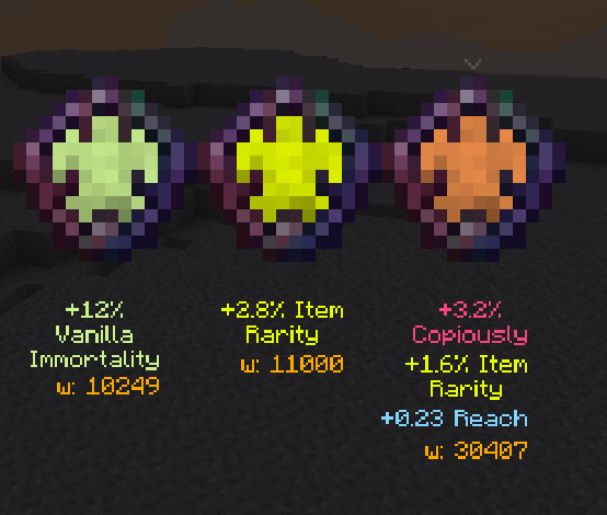 auto chosen jewel - weight