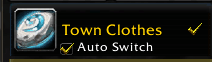 Screenshot of equipment set auto switch toggle