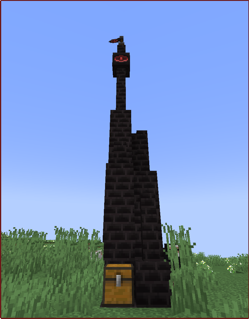 Shaded Tower in a meadows biome