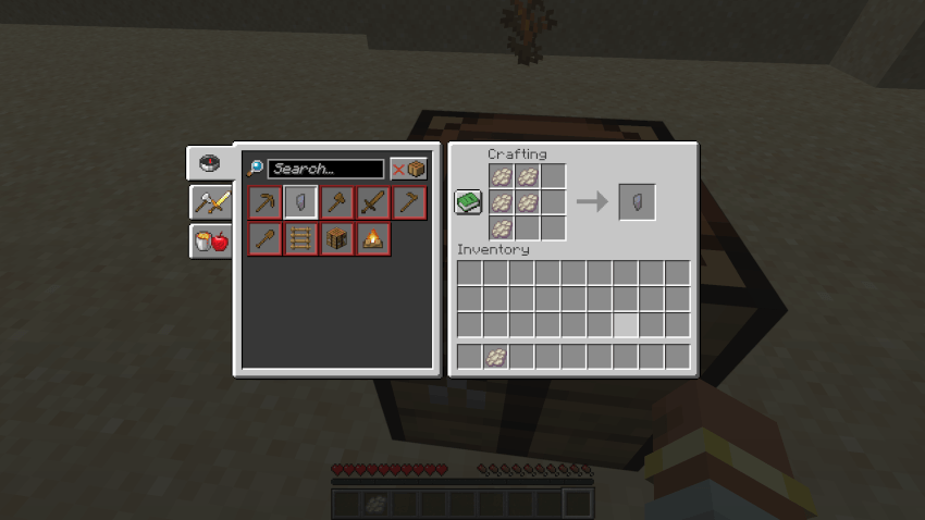 Elytra crafting recipe