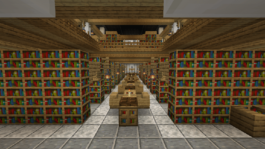 Lost library inside