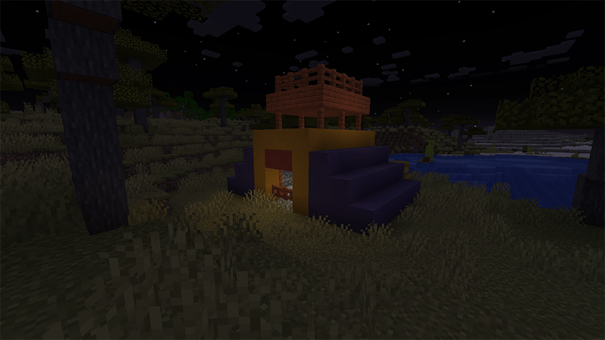 The Wandering Trader Post with no Shader