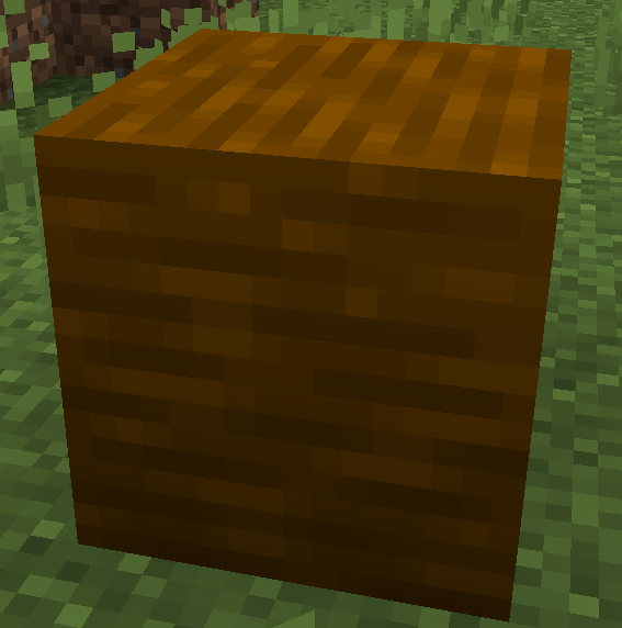 Brownstone block placed above ground