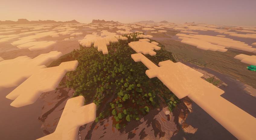 WarCraft: Warfare — Sunset over the forested highlands