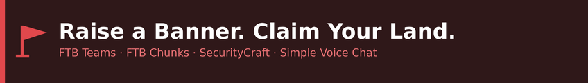 Raise a Banner. Claim Your Land.