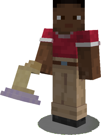 Player Holding a Terravacuum
