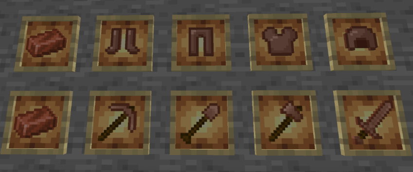 Copper tools