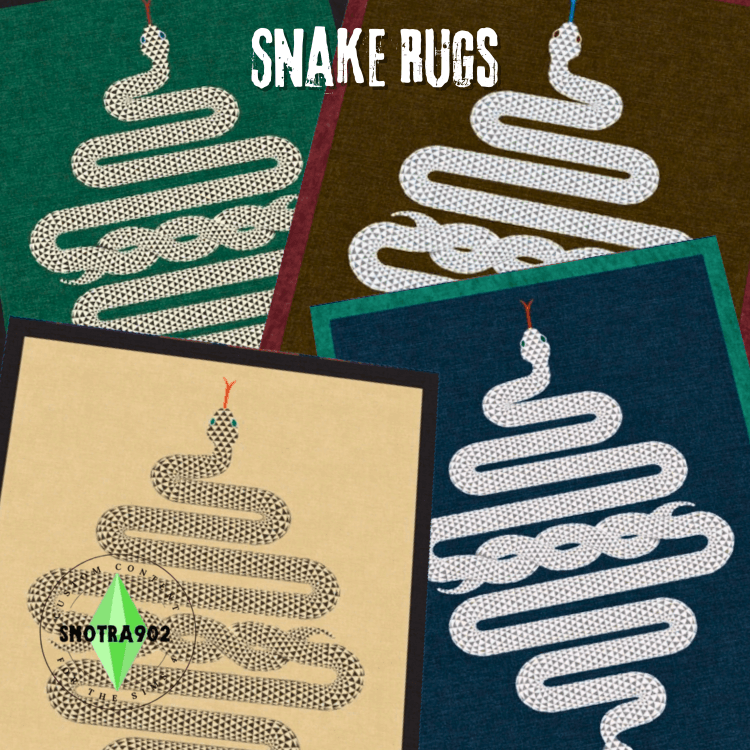 Snake Rugs - The Sims 4 Build / Buy - CurseForge